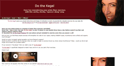 Desktop Screenshot of dothekegel.com
